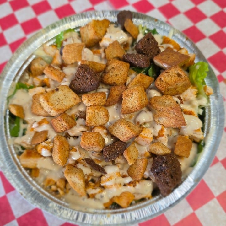 Chicken Caesar Salad.