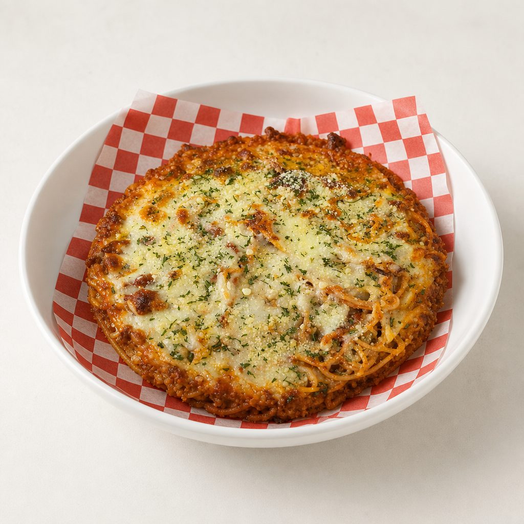 Spaghetti w/Ground Beef.