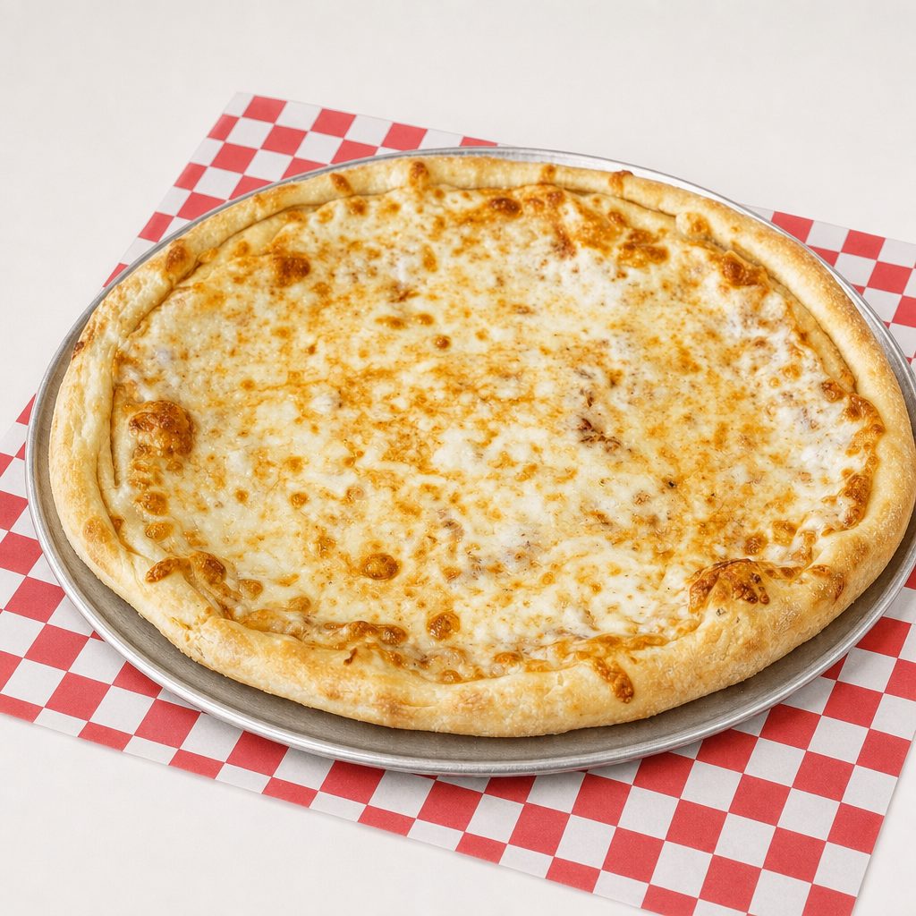 14" M Cheese Pizza.